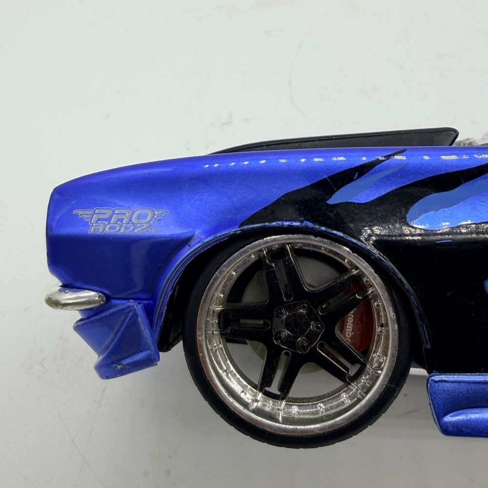 Vintage 1968 Maisto Chevrolet Camaro SS PRO RODZ Blue Convertible Die Cast Car - Picture 6 of 15